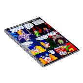 Mummy Girl & Damselfy Comic Buchkunst Notizblock (Rechte Seite)