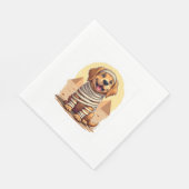 Mummy Golden Retriever Serviette (Ecke)