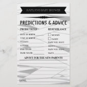 Mummy | Halloween Baby Shower Ratschläge (Vorderseite)