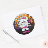 Mummy Halloween Danke, Stickers Personalisiert (Umschlag)