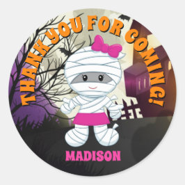 Mummy Halloween Danke, Stickers Personalisiert