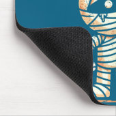 Mummy Halloween I Need Coffee Funny Sarcastic Caff Mousepad (Ecke)