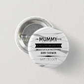 Mummy | Halloween-Kinderdusche Button (Vorne & Hinten)