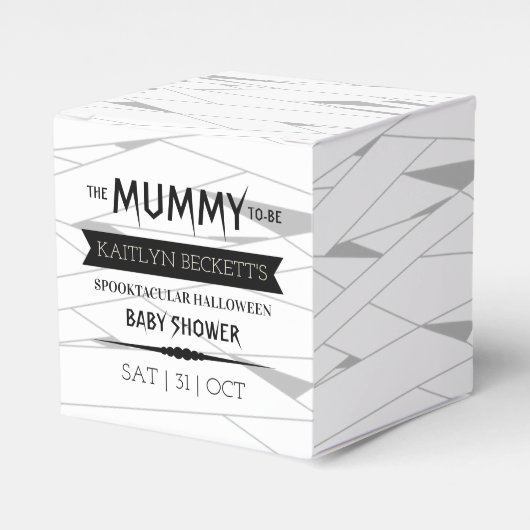 Mummy | Halloween-Kinderdusche Geschenkschachtel (Vorderseite)