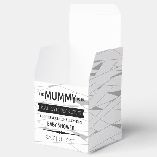 Mummy | Halloween-Kinderdusche Geschenkschachtel (Geöffnet)