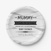 Mummy | Halloween-Kinderdusche Pappteller (Vorderseite)
