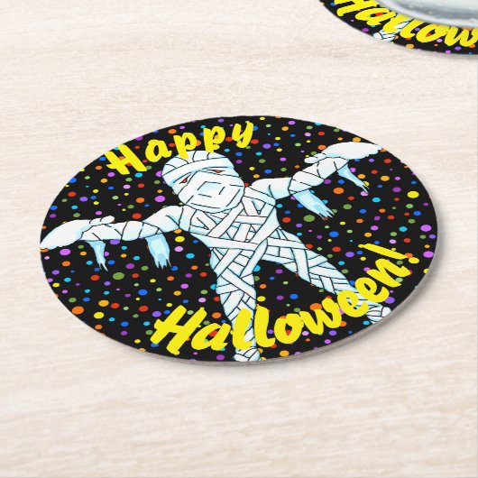 Mummy Halloween Untersetzer (Angewinkelt)