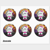 Mummy Happy Halloween Stickers Kinder Personalisie (Blatt)