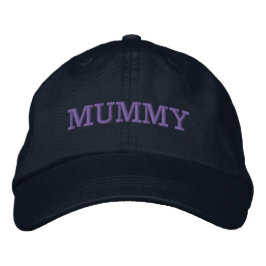 Mummy Hat | Muttertagsgeschenk Bestickte Baseballkappe