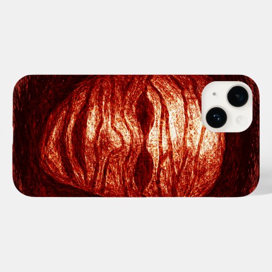 Mummy Head Scratch iPhone Case (Rückseite (Horizontal))