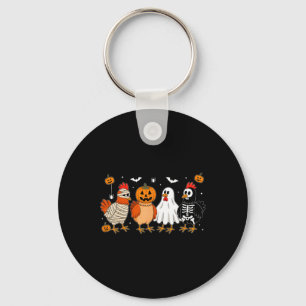 Mummy Huhn Skelett Geist Kürbis Halloween Chi Schlüsselanhänger