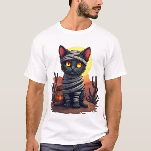 Mummy Katzen Wahnsinn T-Shirt (Vorderseite)