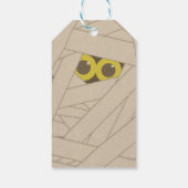 Mummy Kraft Paper Look Halloween Costume Party Geschenkanhänger (Rückseite)
