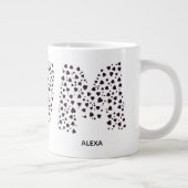 Mummy Modern Kids name Mum Jumbo-Tasse (Rechts)