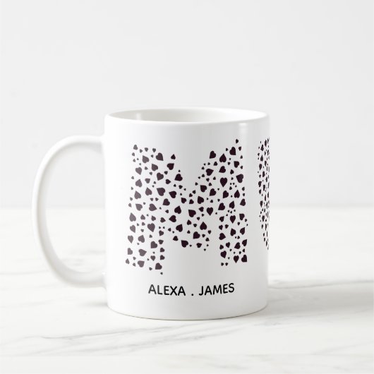 Mummy Modern Kids name Mum Kaffeetasse (Links)