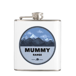 Mummy Mountain Range Colorado Camping Flachmann