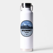 Mummy Mountain Range Colorado Camping Trinkflasche (Vorne)