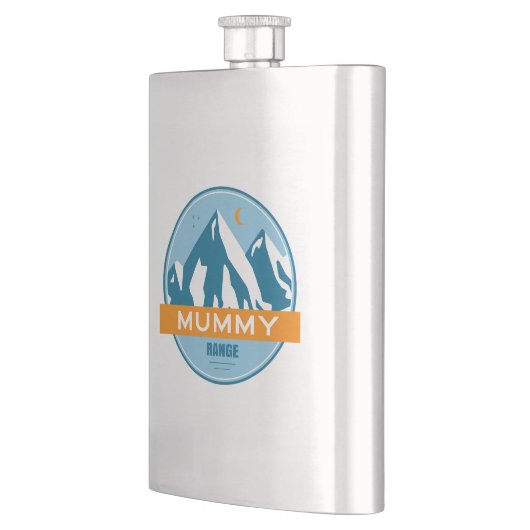 Mummy Mountain Range Colorado Flachmann (Links)