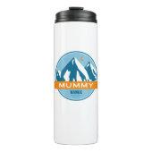 Mummy Mountain Range Colorado Thermosbecher (Vorderseite)