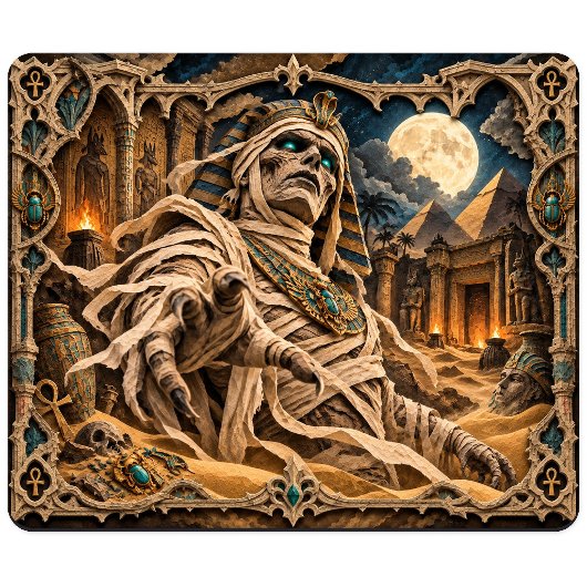 Mummy, Paper Cut Monster Mousepad