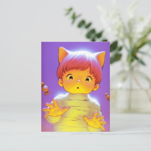 Mummy Postkarte (Stehend Vorderseite)