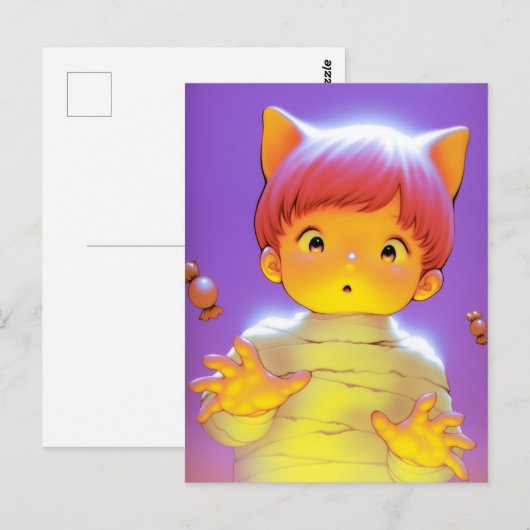 Mummy Postkarte (Vorne/Hinten)