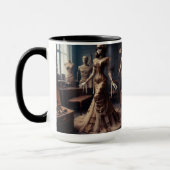 Mummy Queen Steampunk Vintag Viktorianisch Tasse (Links)