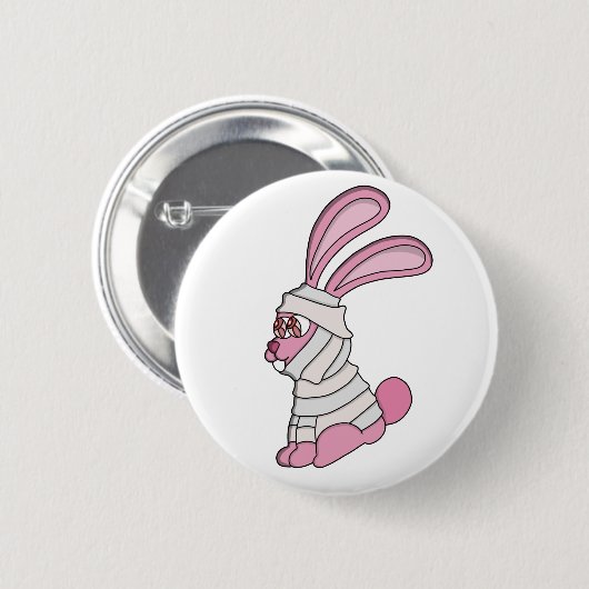 Mummy Rabbit Button (Vorne & Hinten)