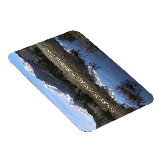 Mummy Range Reflection Rocky Mountain Nationalpark Magnet (Rechte Seite)
