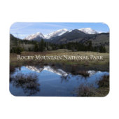 Mummy Range Reflection Rocky Mountain Nationalpark Magnet (Horizontal)