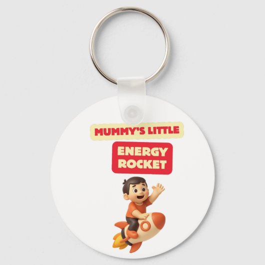 Mummy’s Little Energy Rocket Keychain Schlüsselanhänger (Vorderseite)