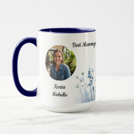 Mummy’s Little Wildflowers Personalized Name Tasse