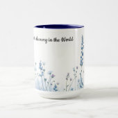 Mummy’s Little Wildflowers Personalized Name Tasse (Zentrum)