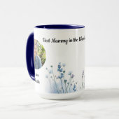 Mummy’s Little Wildflowers Personalized Name Tasse (Vorderseite Links)