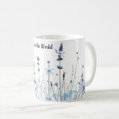 Mummy’s Wildflowers Personalized Birth Month Flowe Kaffeetasse (VorderseiteRechts)