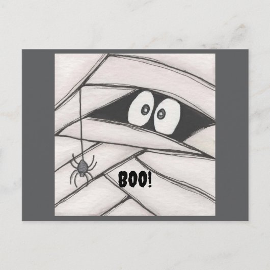 Mummy sagt postkarte (Vorderseite)