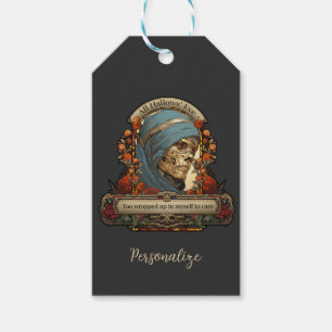 Mummy Skeleton Funny Quote Halloween personalisier Geschenkanhänger