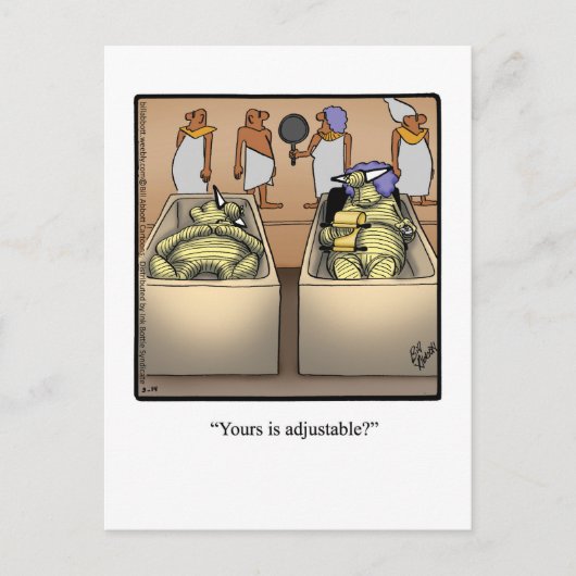 Mummy Spaß Postcard Postkarte (Vorderseite)
