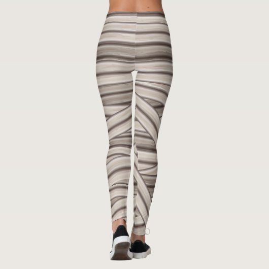 Mummy Stripes Halloween Leggings (Rückseite)