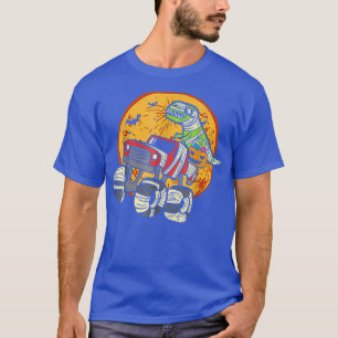 Mummy T Rex Monster Truck Dino Kleinkind Boys Hall T-Shirt