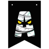 Mummy-themed Happy Halloween Bunting Flags Wimpelkette (Dritte Fahne)