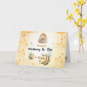 Mummy to Bee - neues Baby Karte (Gelbe Blume)