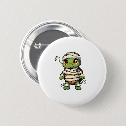 Mummy Turtle Button (Vorne & Hinten)