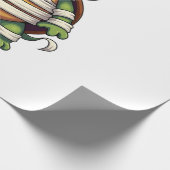 Mummy Turtle Geschenkpapier (Ecke)