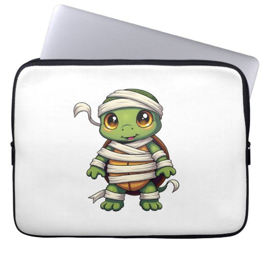 Mummy Turtle Laptopschutzhülle (Vorderseite)