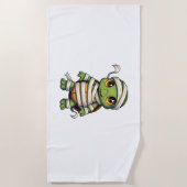 Mummy Turtle Strandtuch (Vorderseite)