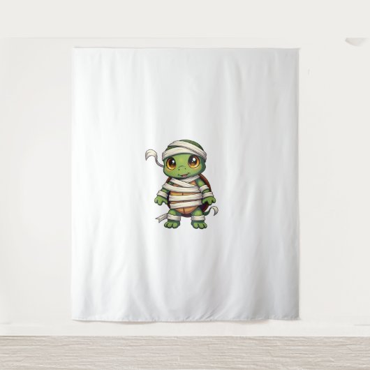 Mummy Turtle Wandteppich (Vorderseite)