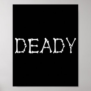 Mummy und Deady Lustige Halloween-Paare Poster