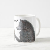 Mummy und Werewolf Drinking Beer Cheers Tasse (VorderseiteRechts)