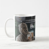 Mummy und Werewolf trinken Bier Coffee Tasse (Links)